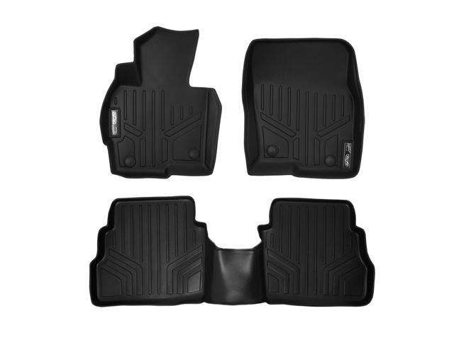 SMARTLINER Custom Fit All Weather Protection Black 2 Row Floor Liners Compatible With 2013-2016 Mazda CX-5 (Also fits 2016.5 Models)