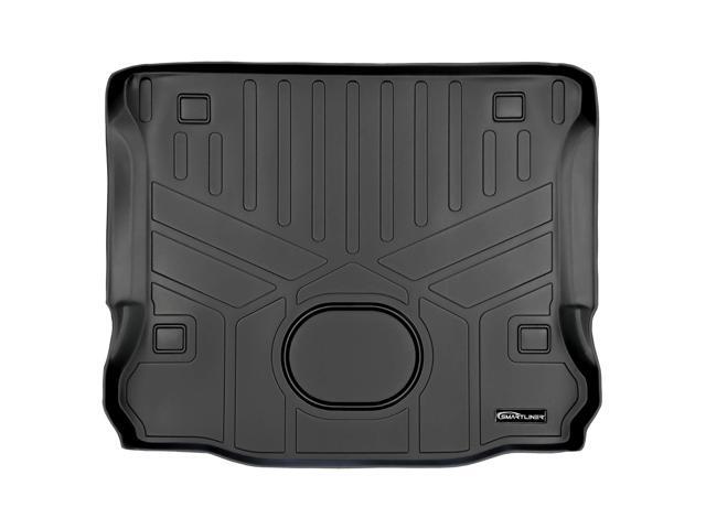SMARTLINER All Weather Cargo Trunk Liner Floor Mat Black Compatible With 2015-2018 Jeep Wrangler Unlimited (4-Door) JK Old Body Style