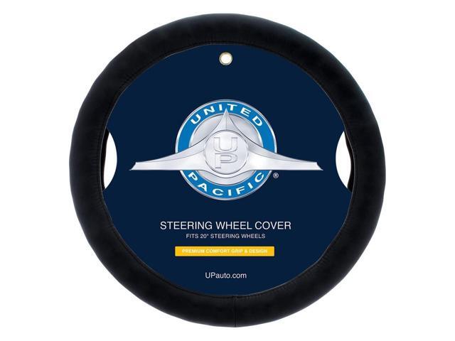 United Pacific 70139 Accessory Steering Wheel Cover, 20' Black Steering Wheel Cover
