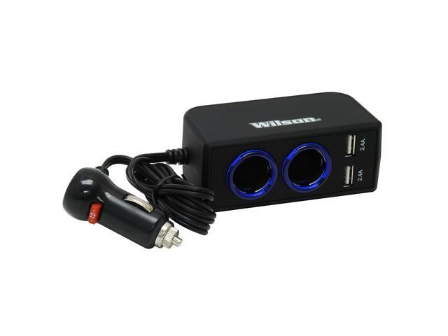 Wilson Antennas 12-Volt Dual 2.4A USB Adapter with 3' Cord 12-Volt Adapters