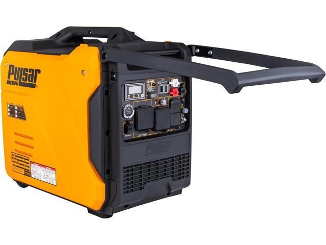 Pulsar 6000 Watt Portable Inverter Generator, Dual Fuel Gasoline & Propane, Remote Electric Start, CO Sensor, Parallel Capable, Super Quiet, Use...