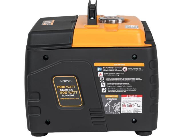 Pulsar 1,500W Carrying Handle, NER15iS Gas-Powered Portable Generator, 1200W