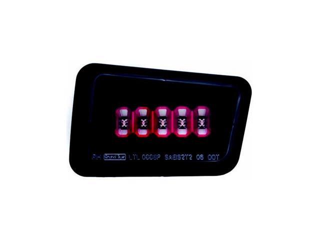 IPCW LEDT-343BPCB Hummer H2 2005 - 2008 Bumper Lights Rear Bermuda Black