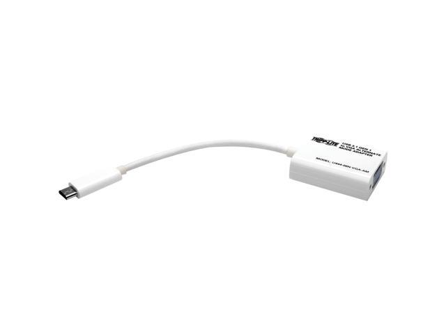 Tripp Lite USB C to VGA Video Adapter Converter 1080p USB Type C to VGA (U444-06N-VGA-AM)