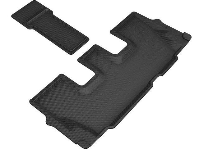 3D MAXpider Compatible with HYUNDAI PALISADE 7-SEAT 2020-2025 KAGU BLACK R3 (2PCS)