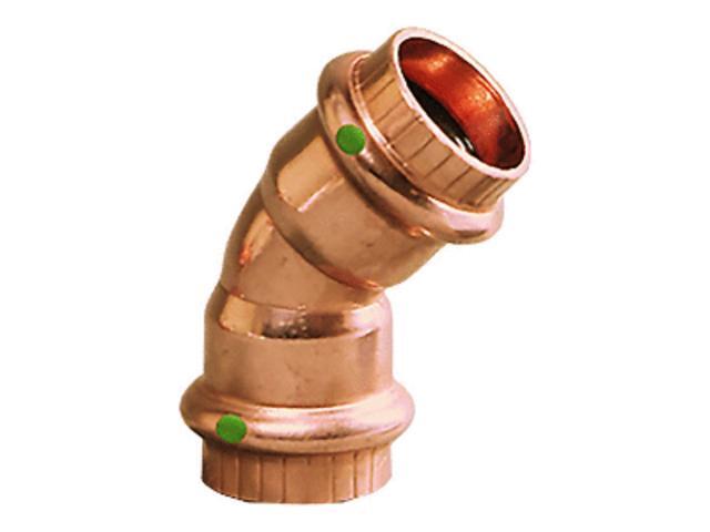 Viega Propress 1/2' 45 Degree Copper Elbow - Double Press