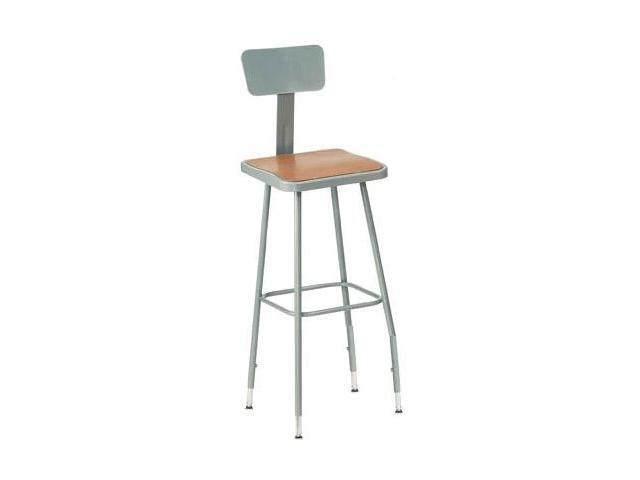 Adjustable Stool w Backrest