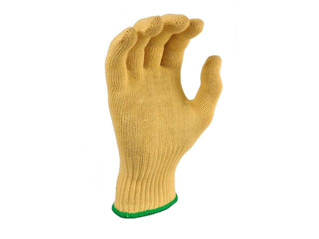 G and F 1678M Cut Resistant 100-Percent DuPont Kevlar Gloves, Yellow, Medium, 1-Pair