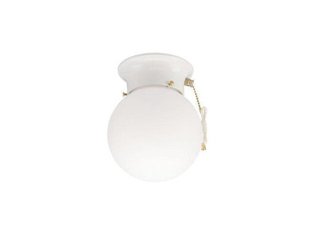 Photos - Chandelier / Lamp Westinghouse 66680 - 1 Light White Ceiling Light Fixture