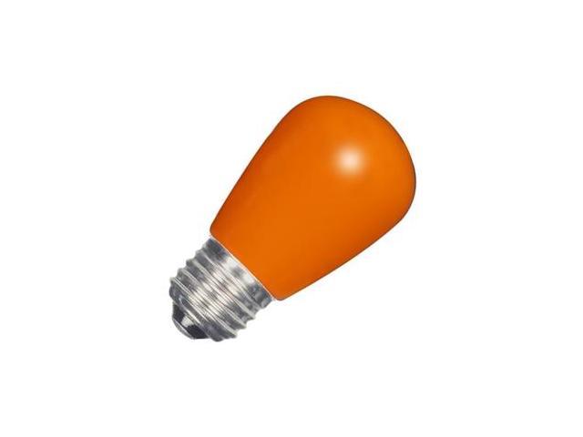 Photos - Light Bulb 1.4w S14 LED 120v Ceramic Orange E26 Medium base 09173