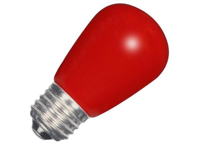 Photos - Light Bulb Satco 09170 - 1.4W S14/RED/LED/120V/CD  Sign Scoreboard LED Light B(S9170)