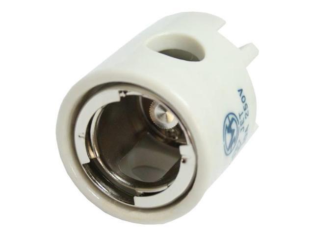 USHIO P28s 250V 10A Medium Prefocus Porcelain Socket No Leads