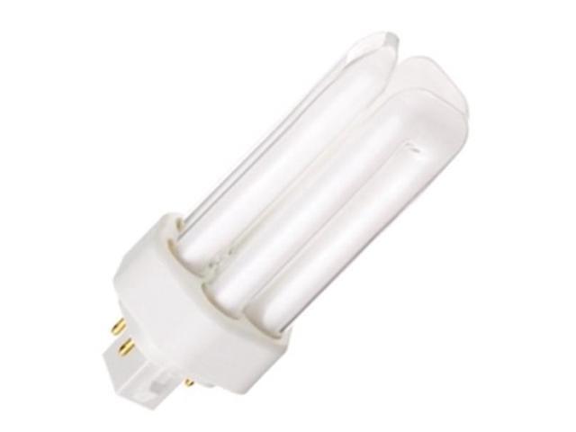 Satco S8341 18W Triple Tube 4-Pin GX24Q-2 Plug-In base 2700K fluorescent bulb