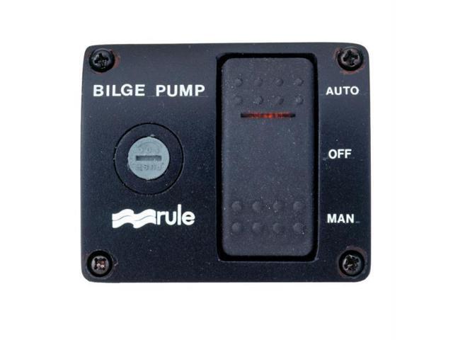 RULE DELUXE 3 WAY PANEL ROCKER ROCKER SWITCH F/ AUTO FLOAT
