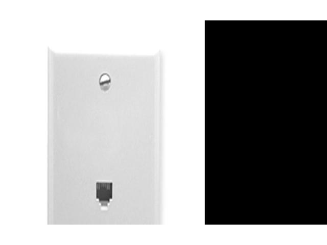 ICC IC630E60WH Single Gang Phone Faceplate