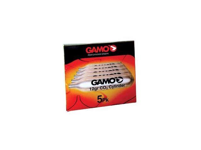 Gamo 621247054 Airgun CO2 12 Gram Cylinders Industry Standard Cartridge (5 Pack)