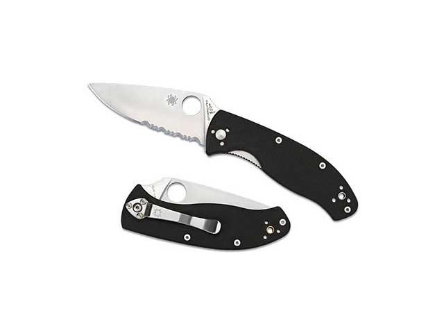SPYDERCO C122GBBKPS SPYDERCO TENACIOUS G-10 COMBO BLK