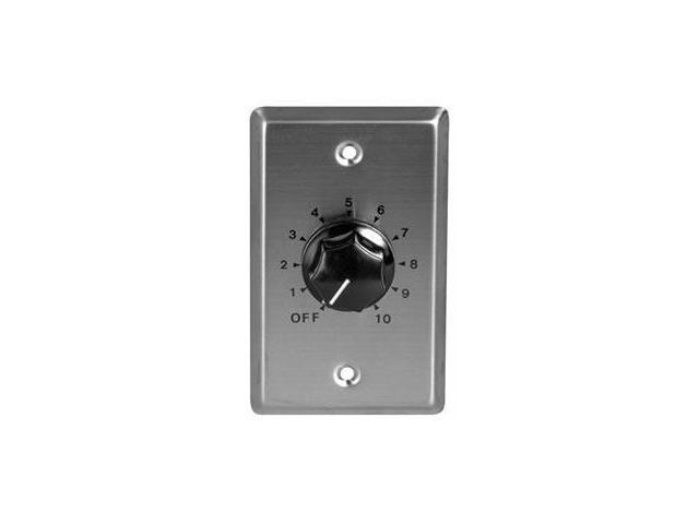 SPECO SPC-WAT10 10W 70-25V MONO ATTENUATOR WITHWALLPLATE