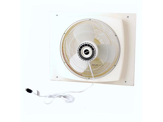 Air King Storm Guard 16' 3-Speed 1/16 HP Plastic Blade Ball Bearing Window Fan