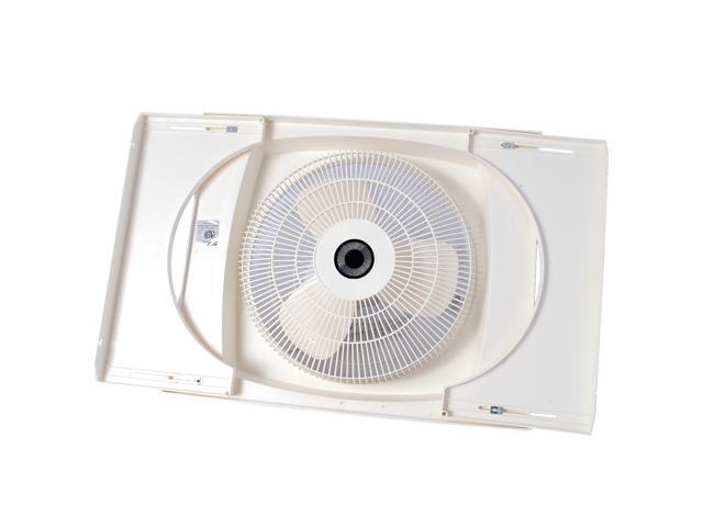 Air King Storm Guard 16' 3-Speed 1/16 HP Plastic Blade Ball Bearing Window Fan