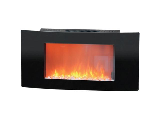 Photos - Electric Fireplace Cambridge Callisto CAM35WMEF-1BLK 35 In. Wall-Mount Electronic Fireplace w 