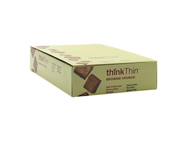 Brownie Crunch - Box - Think Thin - 10 Bars - Box
