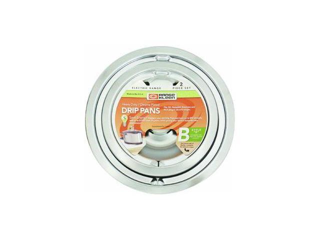 Range Kleen 139402Xcd5 Chrome Drip Pans - Plug-In Ranges; Fits Most Ge , Hotpoint , Kenmore & Rca photo