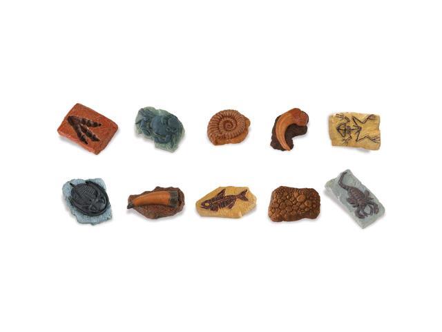 Plastic Miniatures In Toobs-Ancient Fossils 10/Pkg