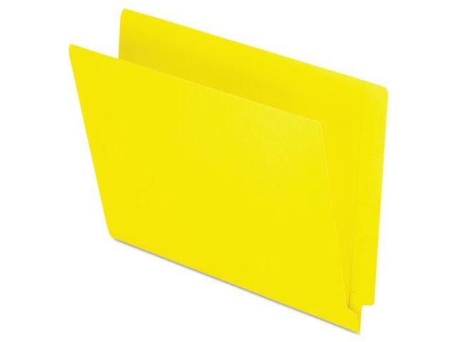 Pendaflex Reinforced End Tab Folders Two Ply Tab Letter Yellow 100/Box H110DY