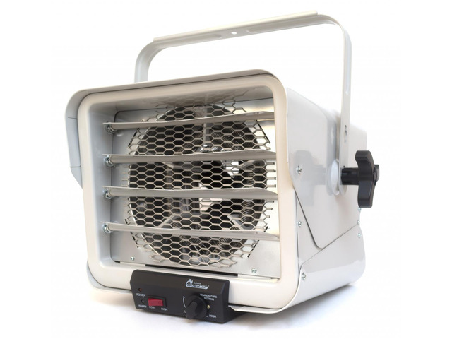 Dr Infrared Heater DR-966, 240-Volt, 3000W/6000W Shop Garage Commercial Heater, Hardwiring Required (Power Cord Not Included)