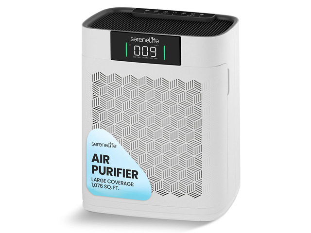 SereneLife Air Purifier for Home - Smart Room Air Purifier with Sleep & Automatic Modes, WiFi and App Control, Ultra Quiet, Removes Dust, Pet Hair...