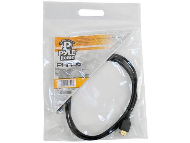 NEW PYLE PHAD6 HDMI-A TO HDMI-D 6 FT CABLE FOR AUDIO AND VIDEO DEVICE