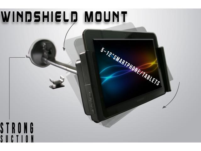 Mobotron WM-400V Car Windshield Suction Mount for 5'-12' Mobile Devices