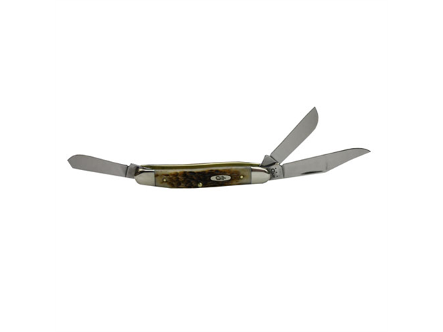 Case 6347 SS Amber Stockman Knife