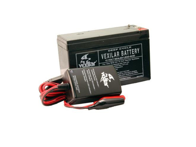Vexilar 9 Amp Battery W/Charger V-120