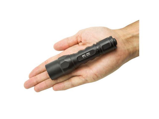 SureFire 6PX Pro Lightweight High Performance Dual Output LED Flashlight, Black