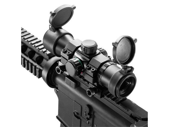 Photos - Protective Gear Set Barska Optics AC12144 1x30mm Long Red dot 