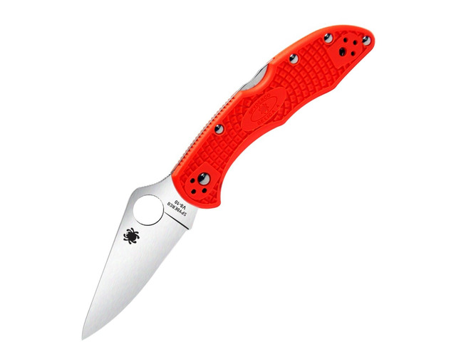 Spyderco Delica 4 Folder 2.88 in Plain FRN Handle