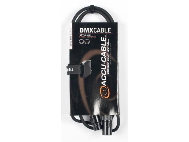 American DJ AC3PDMX3 3 ft. 3-Pin XLR DMX Cable - image 4