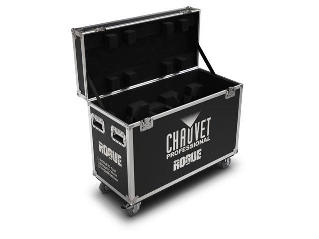 CHAUVET DJ 2-Fixture Road Case for Maverick Force S/1 Spot, S/2 Profile, Black
