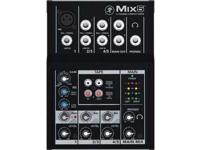Mackie - Mix5 Compact Mixer - Black - image 11