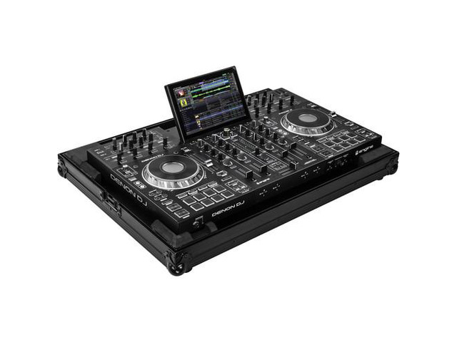 Odyssey FZDNPRIME4BL Denon Prime 4 Low-Profile Flight Case (Black)