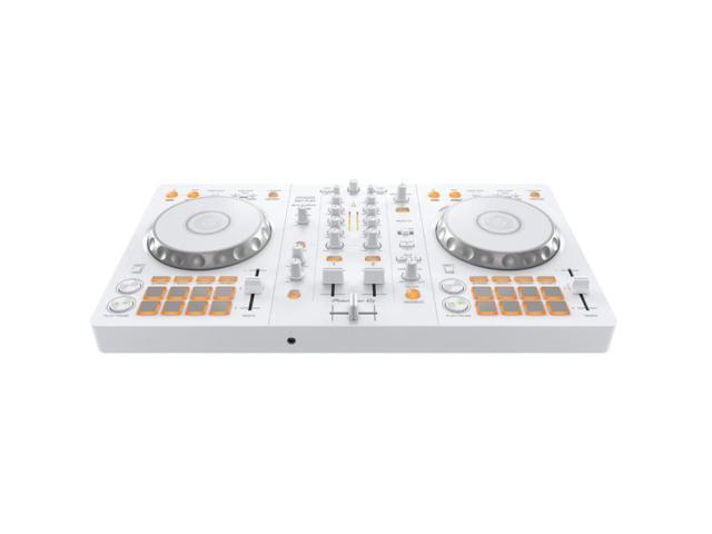 Pioneer DJ DDJ-FLX4-W 2-Channel - White rekordbox, Serato & djay DJ Controller with Smart Mixing