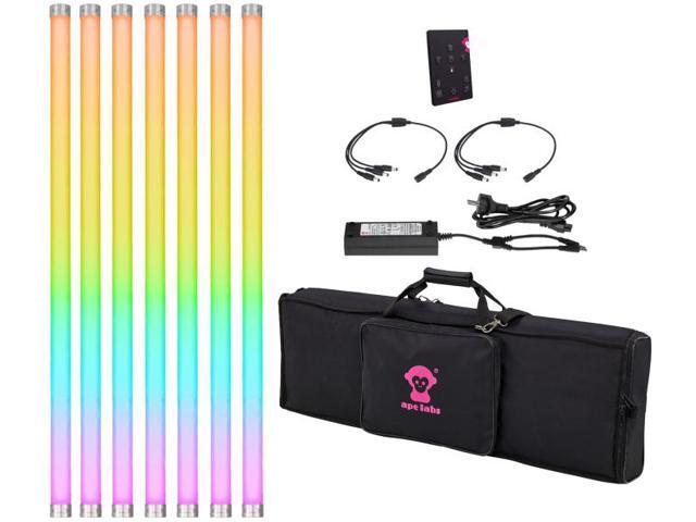 Ape Labs Neon Pix RoadPack 6x Lights, Remote, Charger, Bag - IP65 Pixel Tubes w/ CRMX & 15hr Battery