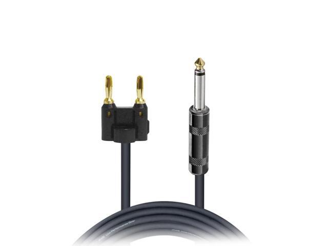 ProX XC-QB100 100 Ft.1/4' TS-M to Banana High Performance Speaker Cable 12-AWG