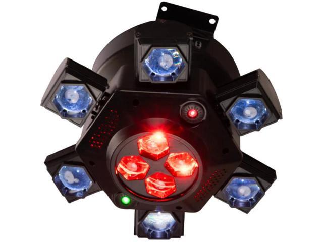 Eliminator CenterDroid RGBW LED + Laser Centerpiece Rotating Lens & Tilting Arms