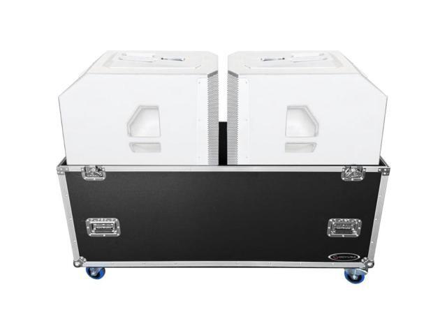 Odyssey FZEVOLVE90W Flight Case for EV EVOLVE 90 with Casters & 3 Compartments