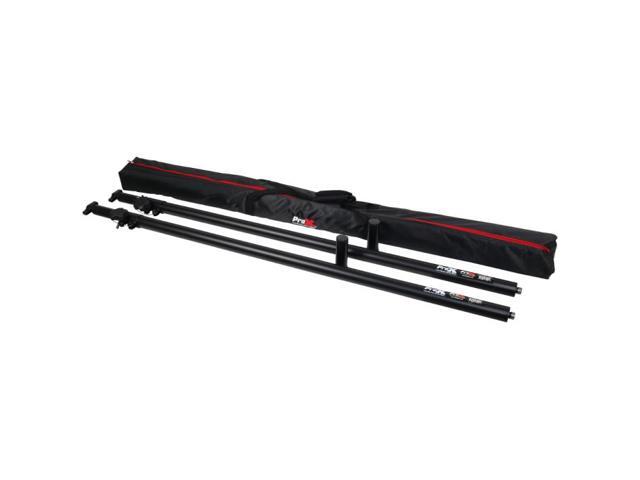 ProX X-ATLAS8FTBLX2 Adjustable Telescoping Poles Pair 56in-96in Black Support Set