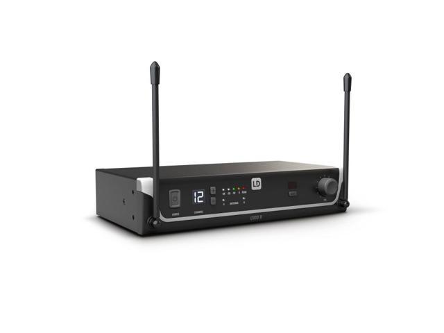 LD Systems U304.7 R UHF Wireless Receiver 470490 MHz 12-Channel Diversity with IR Sync & XLR Out