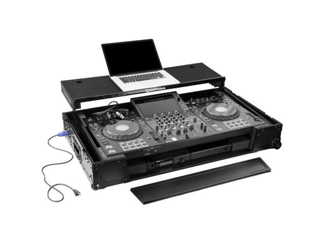 Odyssey FPR-GSXDJAZW1UBL Pre-Wired Case for XDJ-AZ 1U Rack, Wheels and Glide Laptop Platform